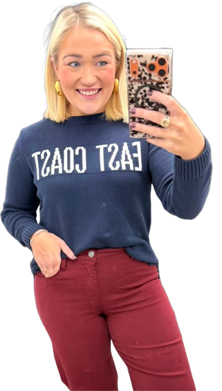 East Coast Sweater in Navy