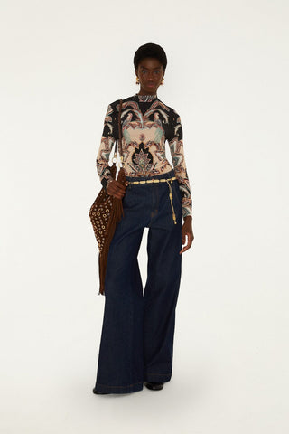 Tapestry Dream Beige Blouse