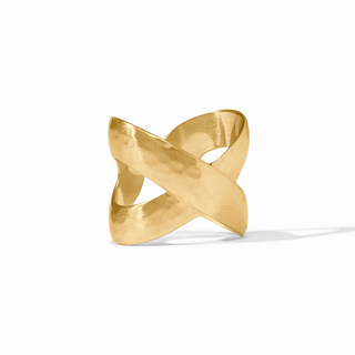 Julie Vos Catalina X Ring,  Gold