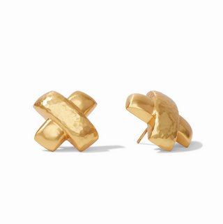 Julie Vos Catalina X Earring, Gold