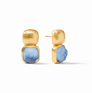 Julie Vos Catalina Earring Iridescent Blue, Gold