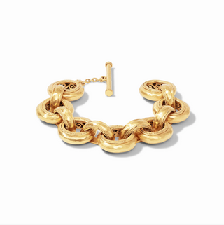 Julie Vos Cannes Demi Link Bracelet, Gold