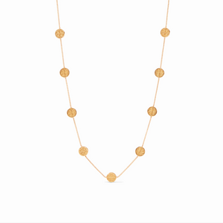 Julie Vos Valencia Delicate Station Necklace, Gold
