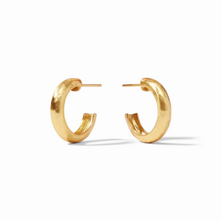 Julie Vos Havana Hoop Small, Gold