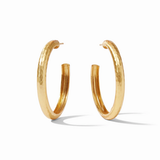 Julie Vos Havana Hoop Large, Gold