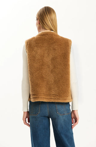 Tyler Boe Hyland Rev Sherpa Vest, Demitasse