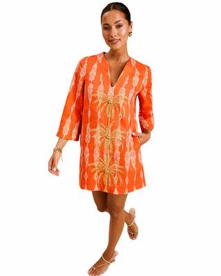 Ines Caftan Mini Dress