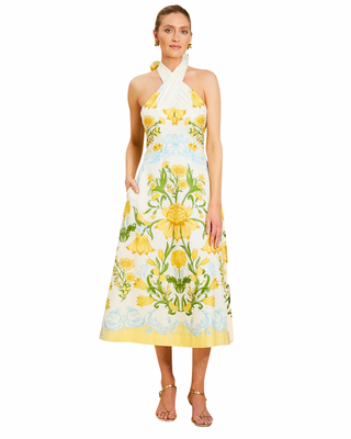 Copacabana Halter Midi Dress