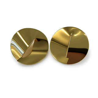 New Sun Studs - Shiny 18k Gold Plated