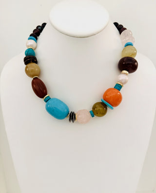 Knotty Bling, Charlie Multi Beaded Necklace