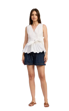 EN SAISON ISABELLA TOP WHITE