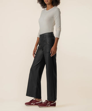 Meg High Rise Wide Leg Pant W Zipper PKT