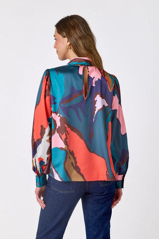 Crosby Estelle Blouse, Leaf Study