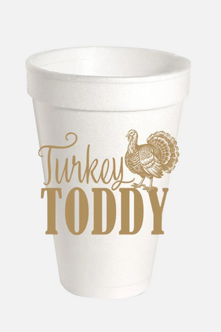 Rosanne Beck Styrofoam Cup-Gold Turkey Toddy