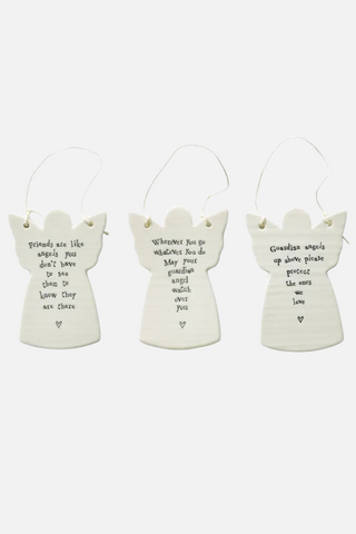 Two's Company Angel Heart Ornament Includes 3 Designs