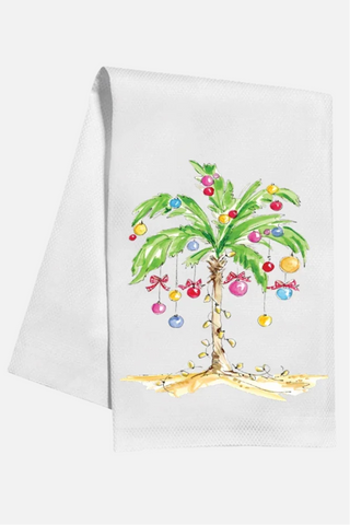 Rosanne Beck Palm Tree Ornament Kitchen Towel