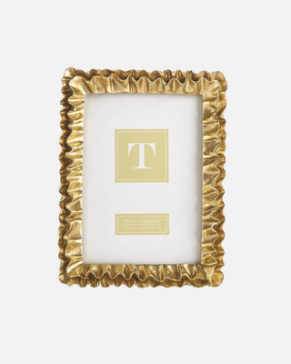 Gold Ruffle 5x7 Frame