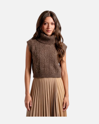 Kerisma Marlene Top, Shitake Brown