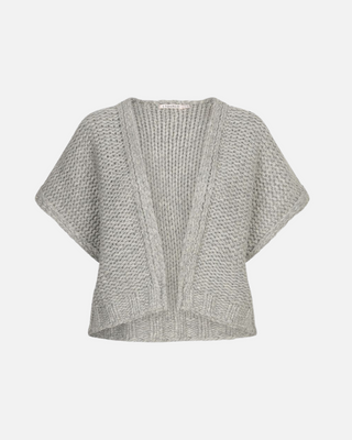 Esqualo Cardigan Gilet, Light Grey