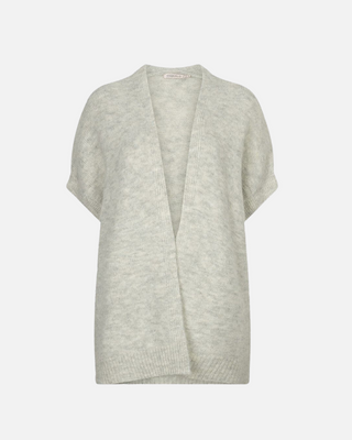 Esqualo Gilet Knit, Light Grey
