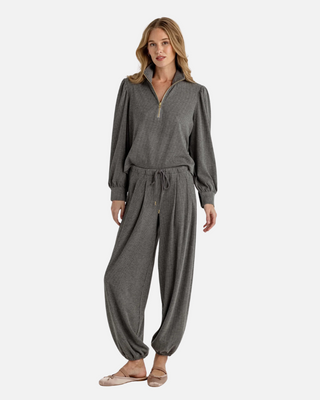 Sunday's Vienna Popover, Heather Pinstripe