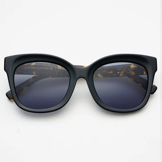 Naples Acetate Cat Eye Sunglasses in Black/Tortoise