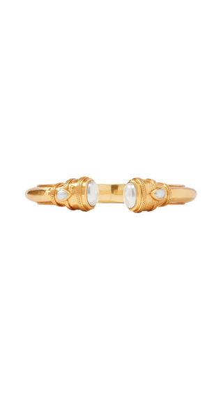 Julie Vos Cannes Demi Cuff, Pearl/Gold