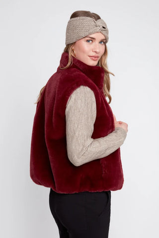 Renuar Knit Vest, Cabern