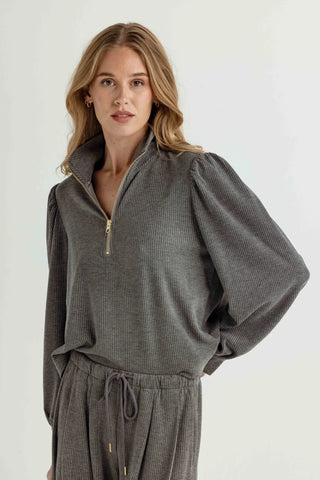 Sunday's Vienna Popover, Heather Pinstripe