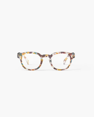 #C Reading Glasses in Blue Tortoise +1