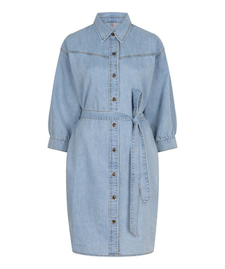 ESQUALO DENIM DRESS BLUE