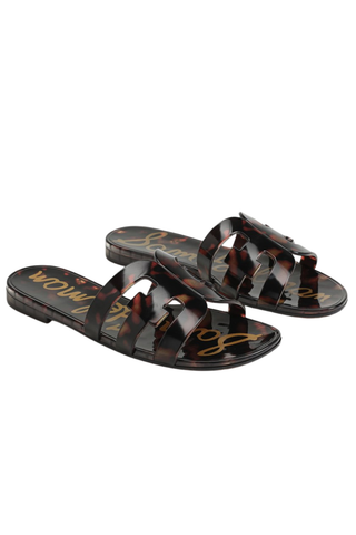 Bay Jelly Slide Sandal in Tortoise