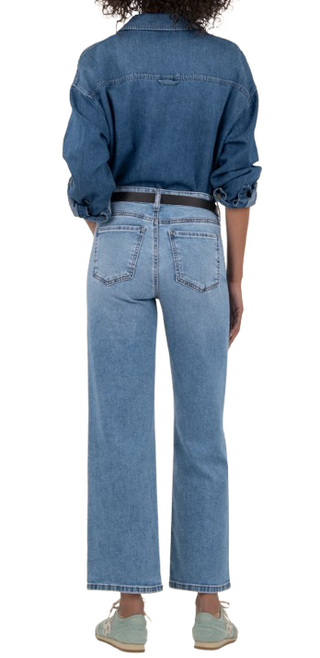Kut Charlotte High Rise Wide Leg W/Regular Hem, Incontestable