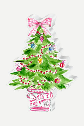 Rosanne Beck Collections Small Acrylic Art, Handpainted Christmas Tree