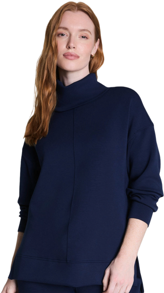 Spanx Turtleneck Tunic in Timeless Navy