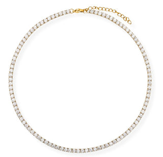Ellie Vail Ezra Tennis Chain Necklace, Gold