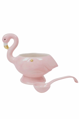 Flamingo Punch Bowl & Ladle