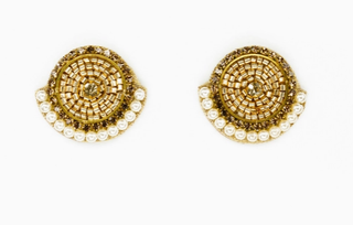 WYNWOOD STUDS GOLD/PEARL