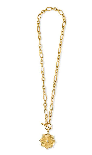 ELLIE VAIL BRIAR TOGGLE CHAIN NECKLACE, GOLD