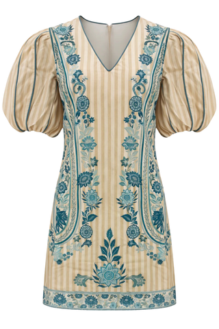 Clarke Dress in Paisley Stripe