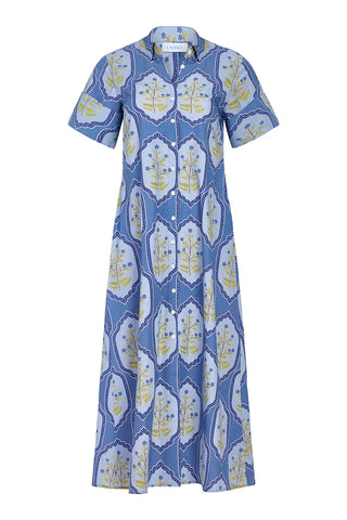 Gibbons Dress in Dusty Trellis