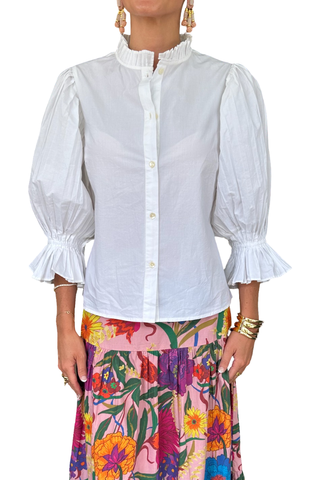 Kendall Pleated Button Down