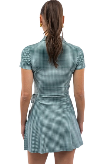 Smith & Quinn Ivy Wrap Dress, Rosemary Gingham