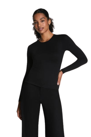 SPANXSMOOTH™ JERSEY CREWNECK LONG SLEEVE TOP