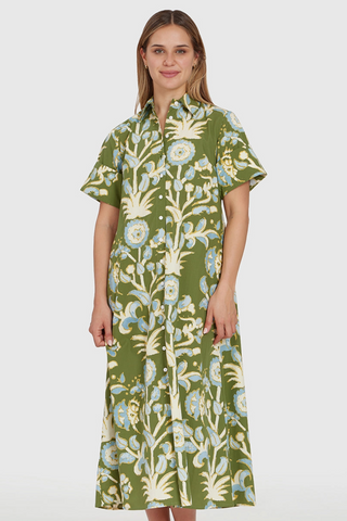 Gibbons Dress in Oasis Grove