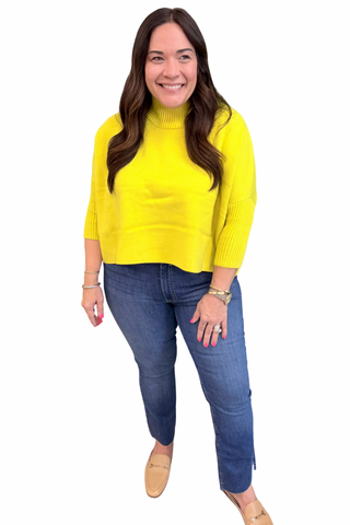 Aja Sweater in Lemondrop