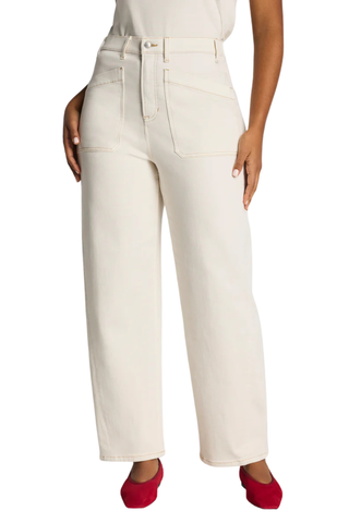 SPANXSHAPE AUTHENTIC 360 UTILITY BARREL LEG JEANS