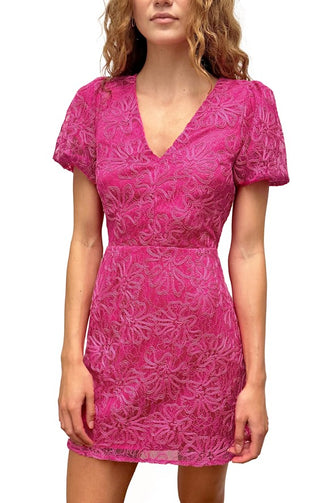 ALLISON NY DIXIE DRESS HOT PINK