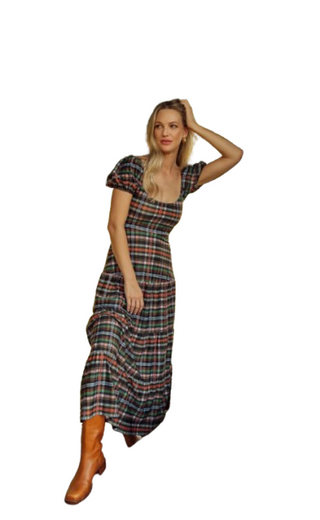 Smith & Quinn Heidi Maxi Dress, Stockholm Plaid
