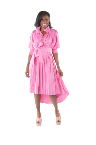 EMILY MCCARTHY ROWAN DRESS FUCHSIA PINK